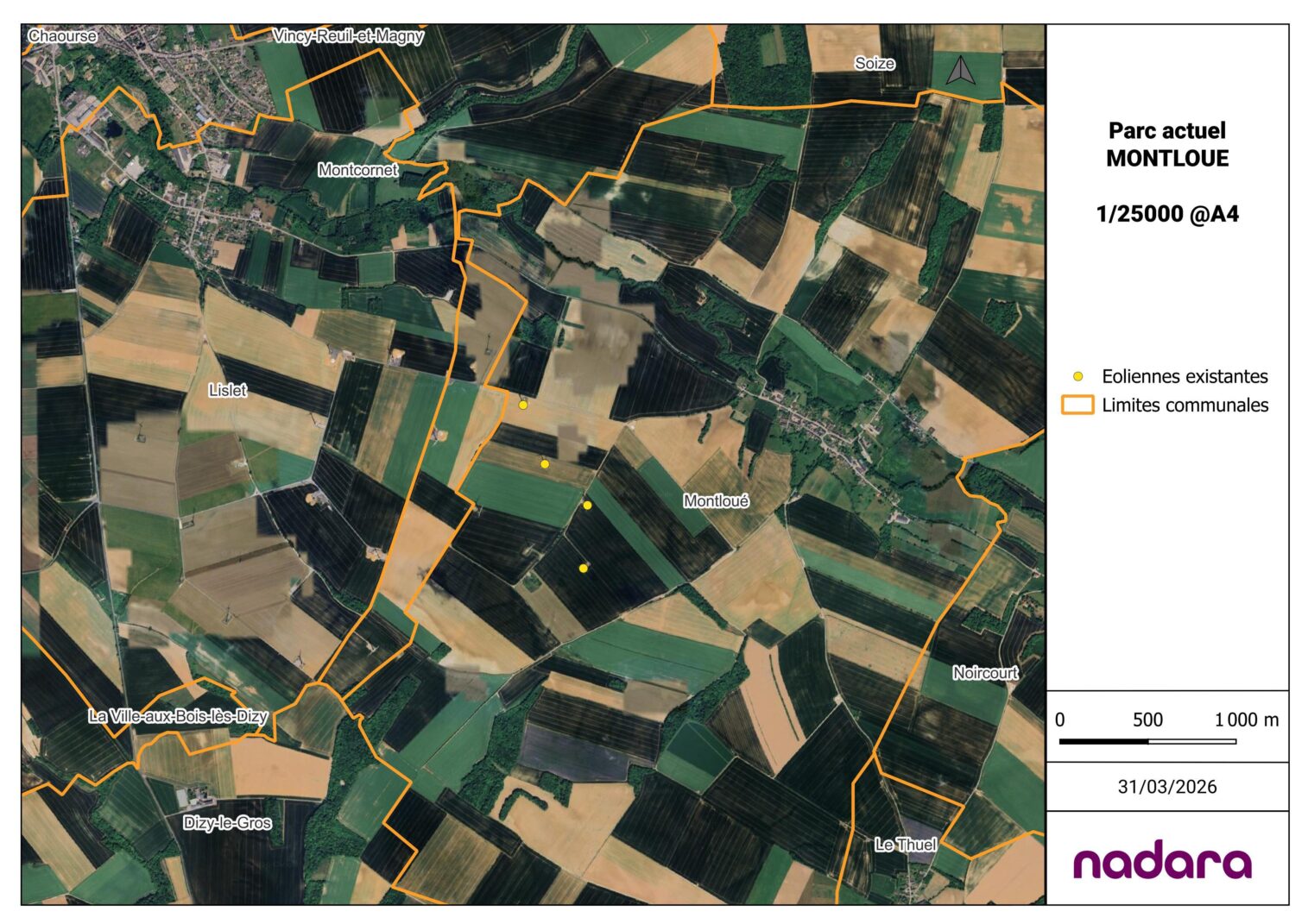 MLE carte parc actuel