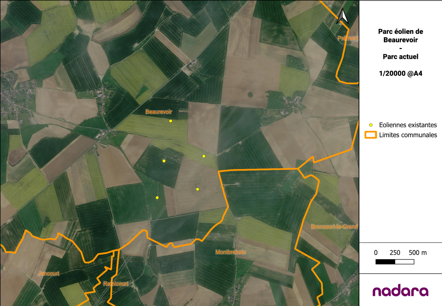 Beaurevoir map